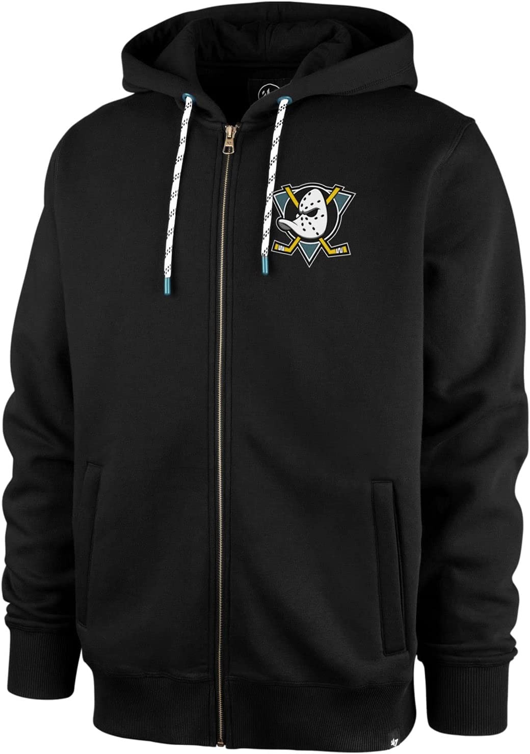 Sweat à capuche Zip '47 Brand NHL Morris Anaheim Ducks
