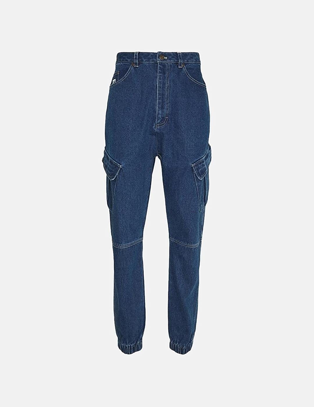 Pantalon Cargo Karl Kani OG Rinse en Jeans