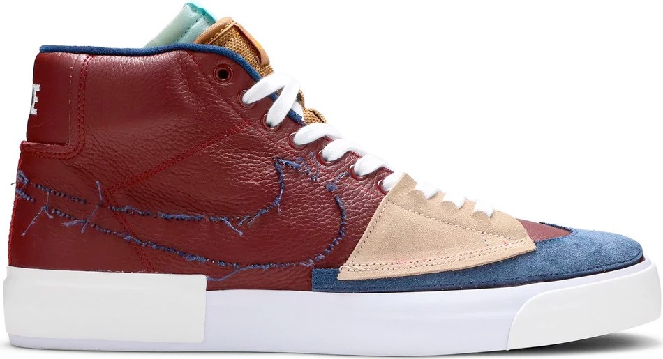 Nike Zoom Blazer Mid Edge SB 'Team Red Navy'
