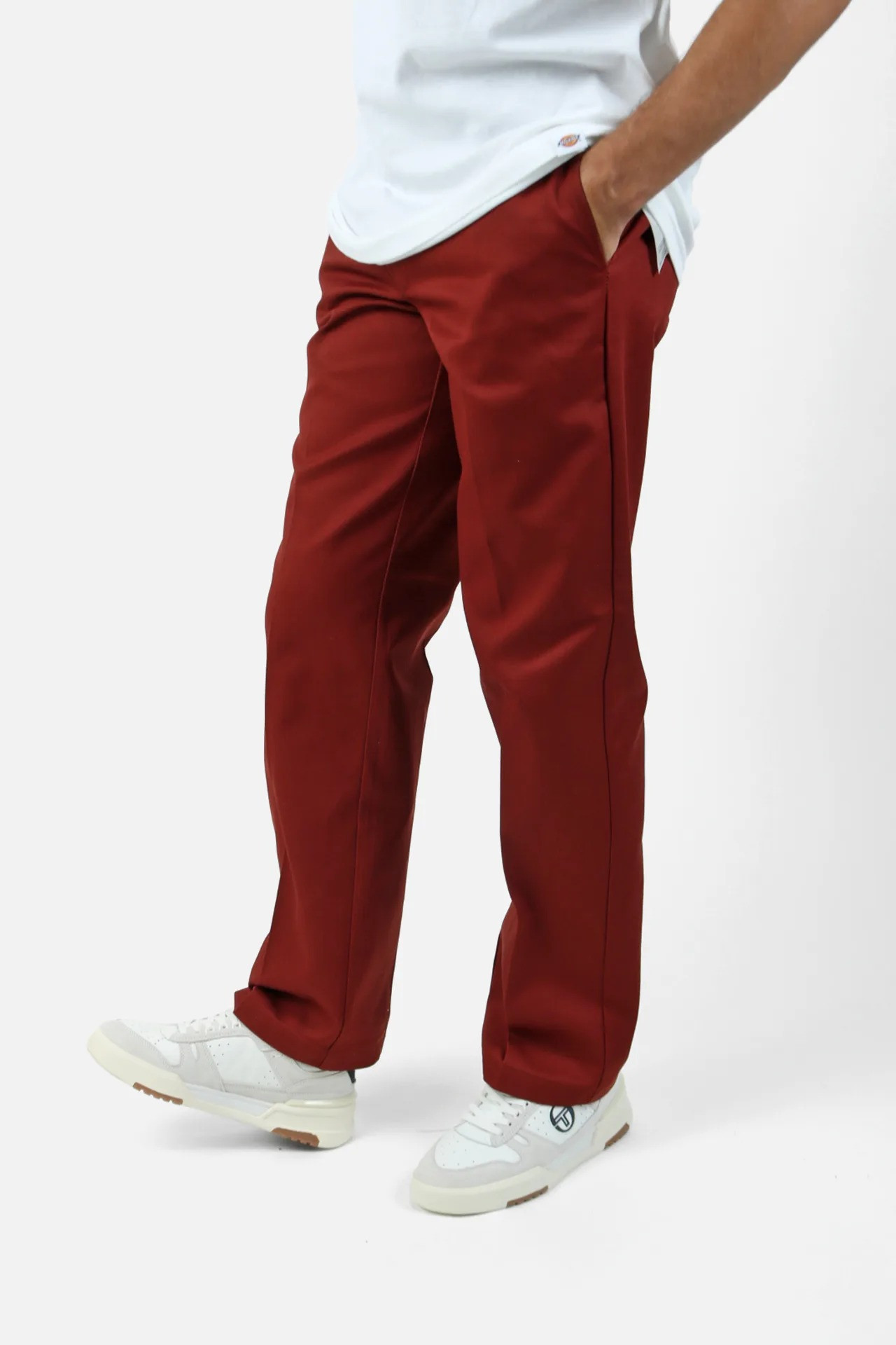 Pantalon Dickies Work Rouge 874 Coupe Originale