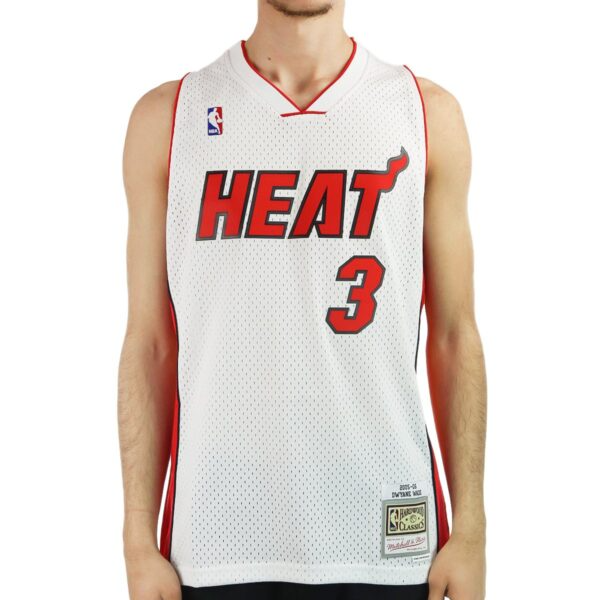 MAILLOT NBA WHITE MIAMI HEAT 2005 DWYANE WADE