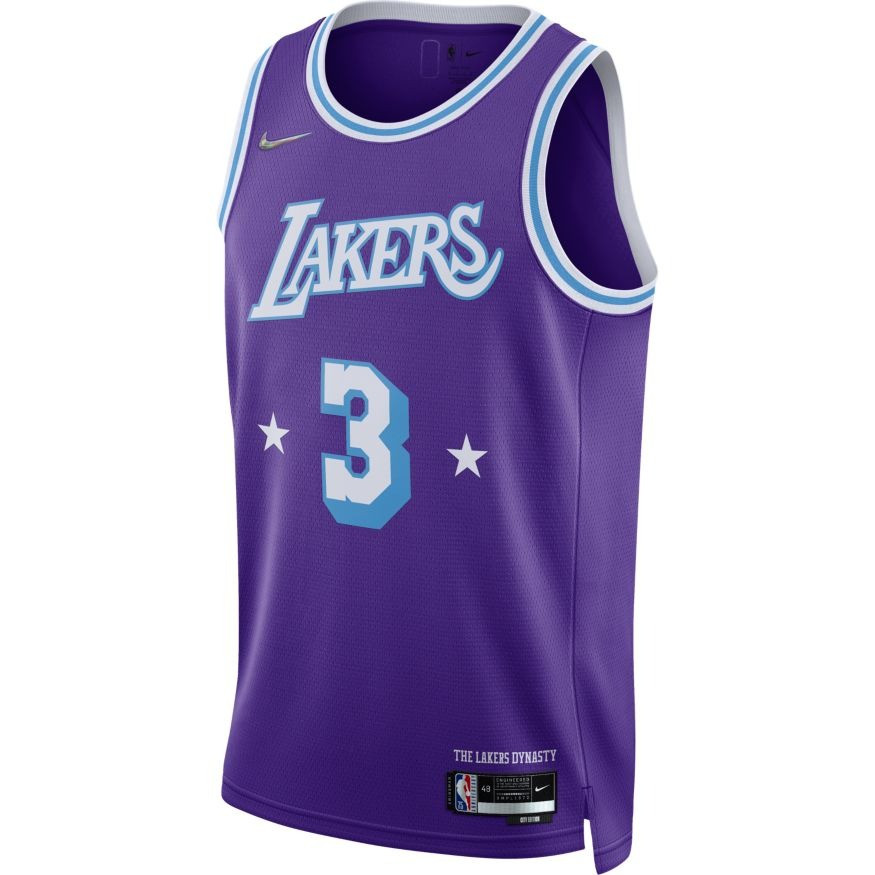 Maillot Nike City Edition Mixtape Anthony Davis Los Angeles Lakers