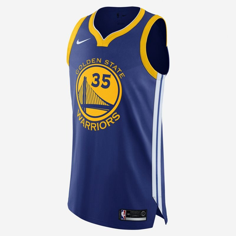 Maillot Nike NBA Golden State Warriors Kevin Durant Icon Edition Authentic Connected Jersey