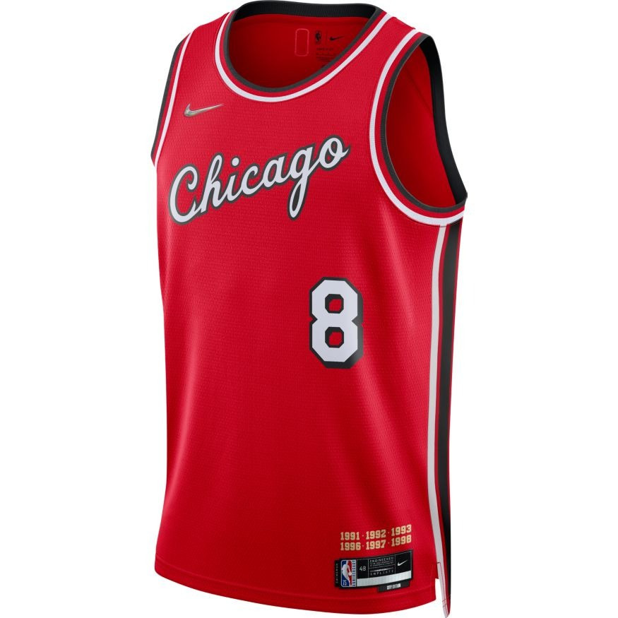 Maillot Nike Dri-FIT NBA Chicago Bulls Zach Lavine City Edition Mixtape.