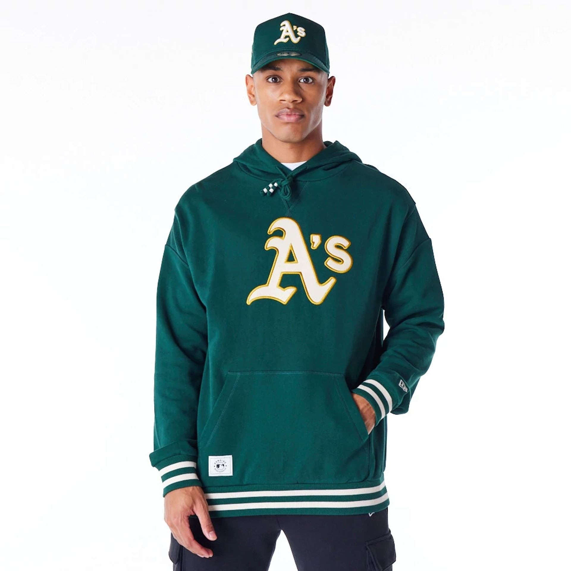 Sweat à Capuche Oversize New era Oakland Athletics MLB Rib Infill
