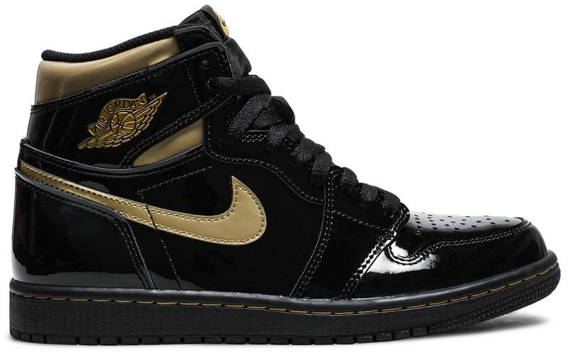Air Jordan 1 Retro High OG 'Black Metallic Gold' 2020