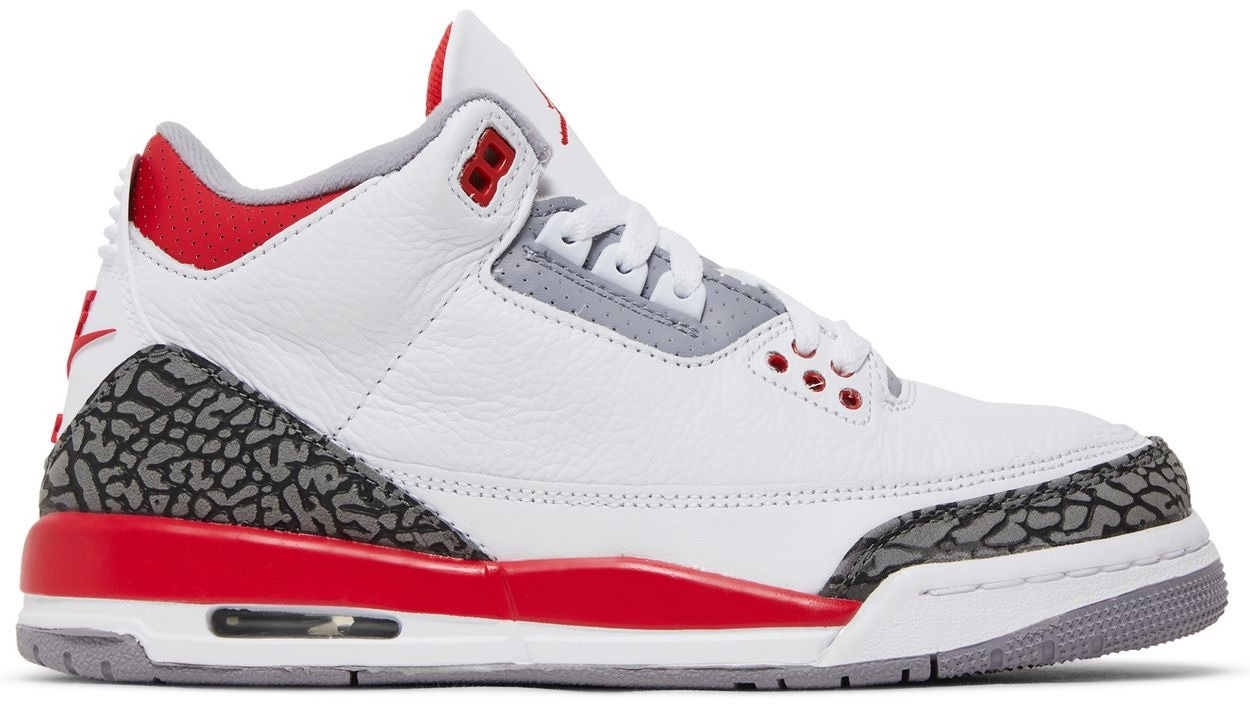 Air Jordan 3 Retro GS 'Fire Red' 2022