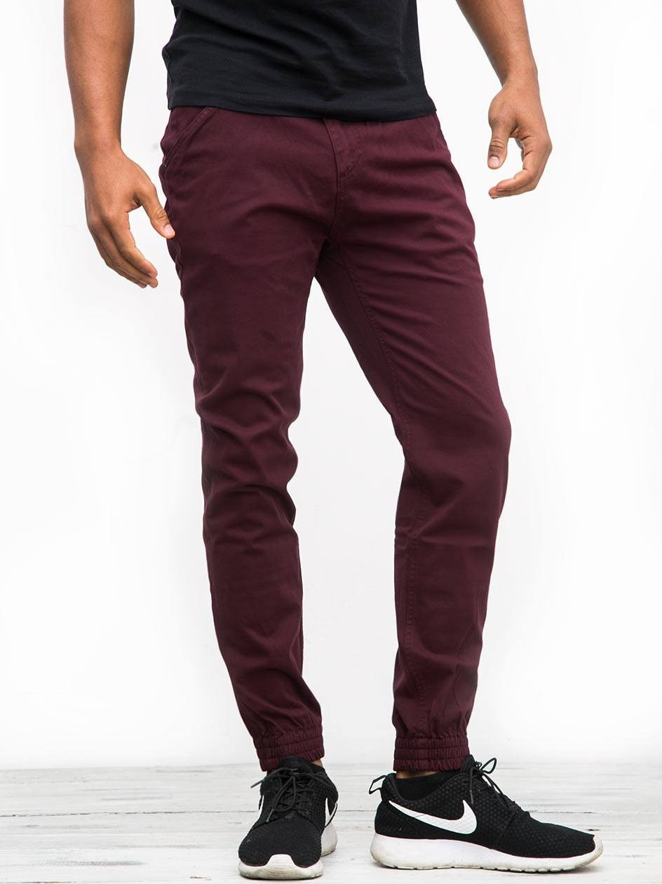 JOGGER PANT TWO ANGLE SKALA BORDEAU