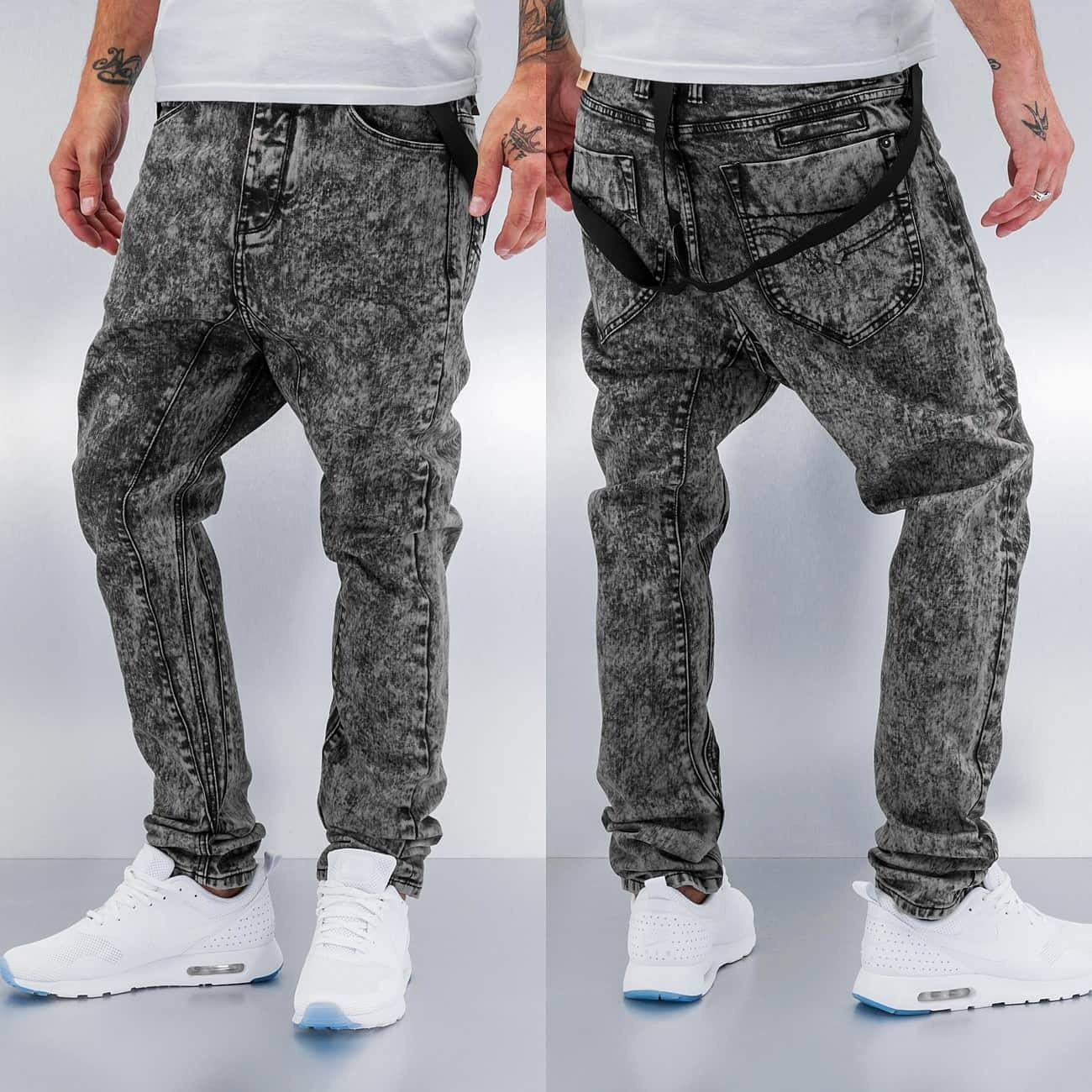 Jeans Rocawear Skinny Hammer fit gris acid wash