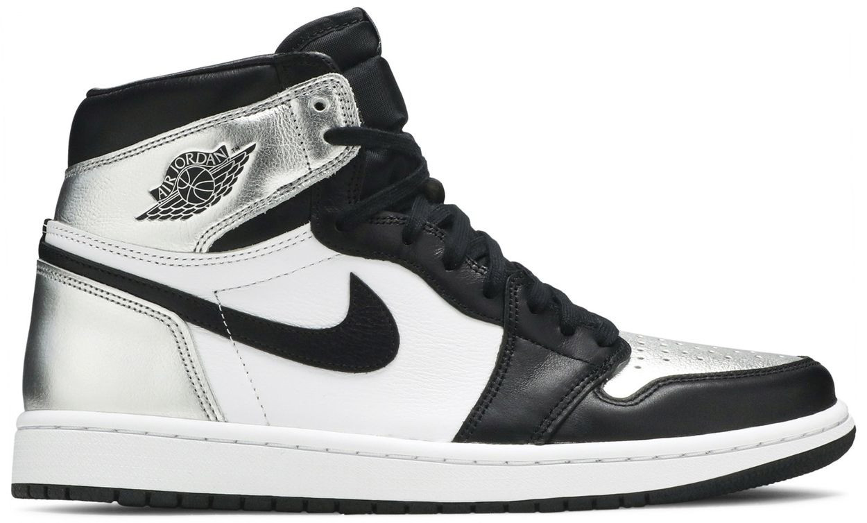 Air Jordan 1 Retro High OG 'Silver Toe'