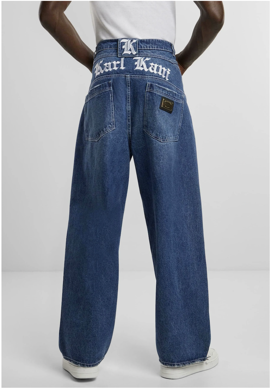 Jean Karl kani boyfriend BAGGY FIVE POCKET - vintage indigo