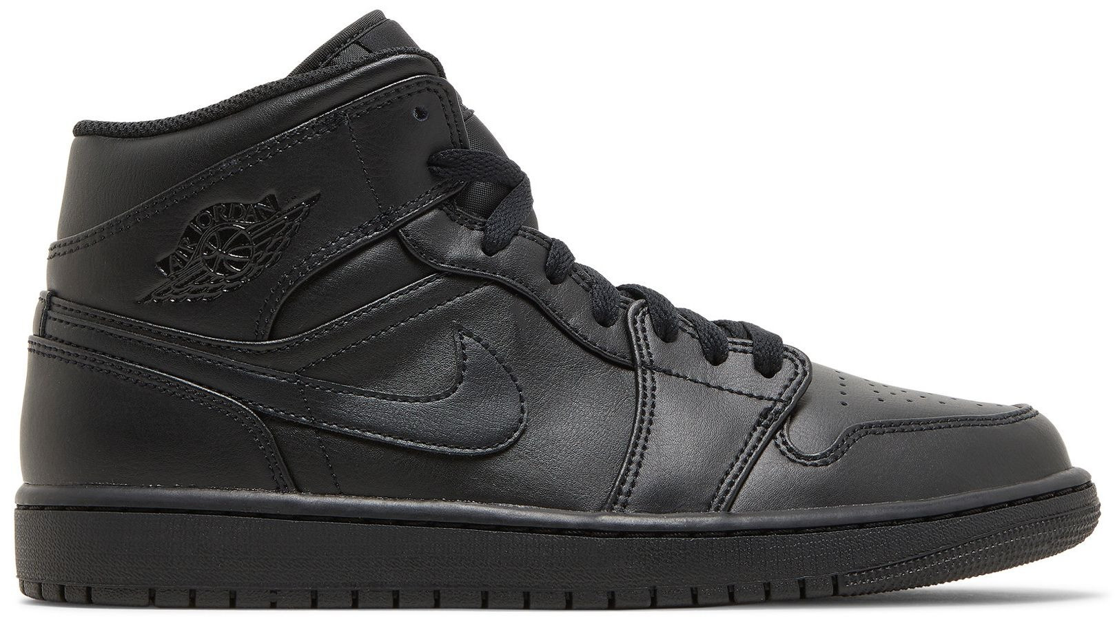 Air Jordan 1 Mid 'Triple Black' 2022