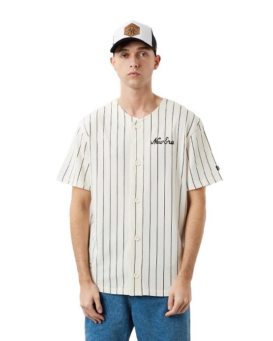 Jersey New Era Pinstripe White