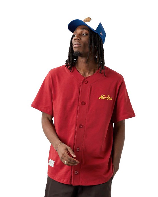Jersey New Era Heritage Logo Red