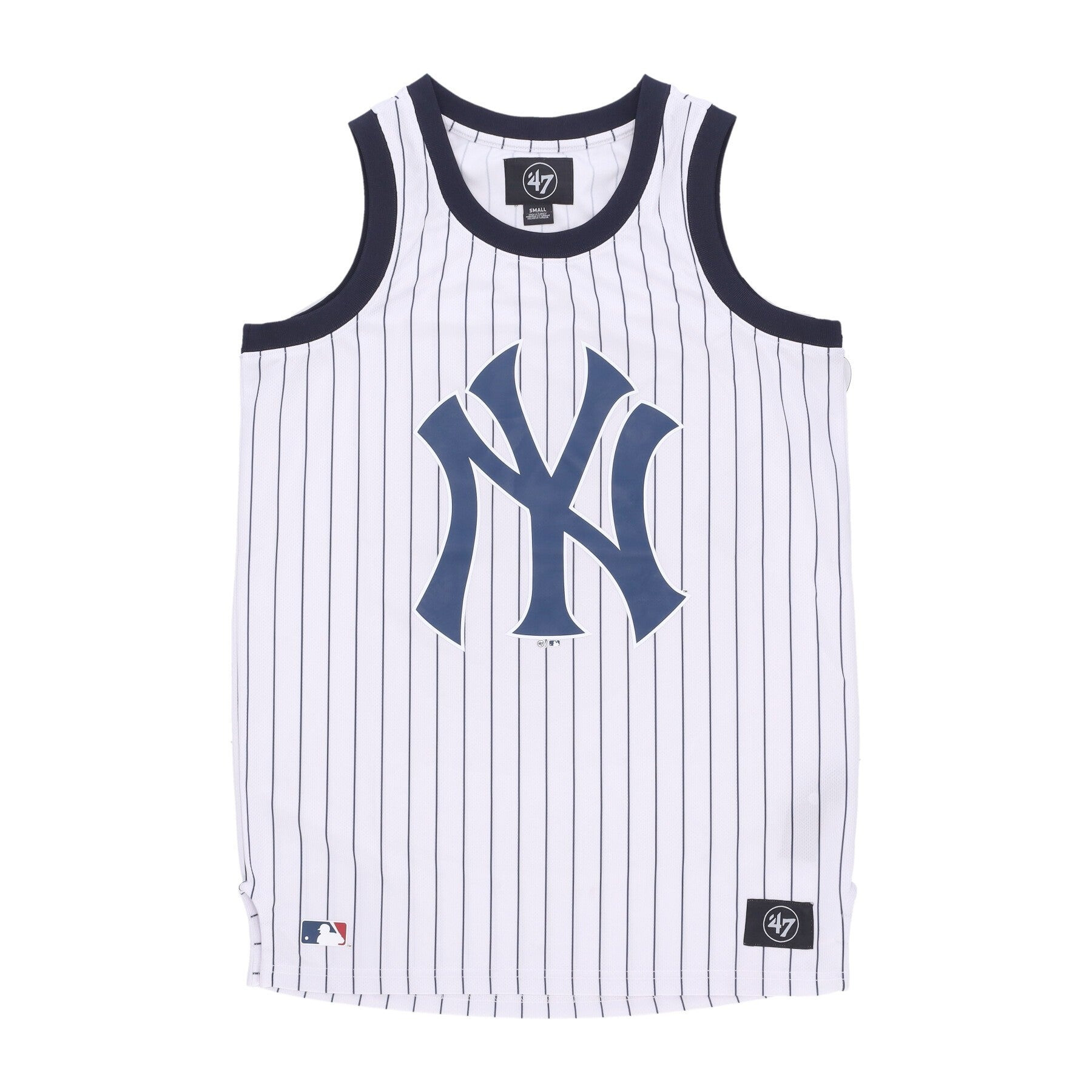 Tank Top Basketball 47 brand Mlb Pinstriped Grafton Jersey Neyyan White Wash