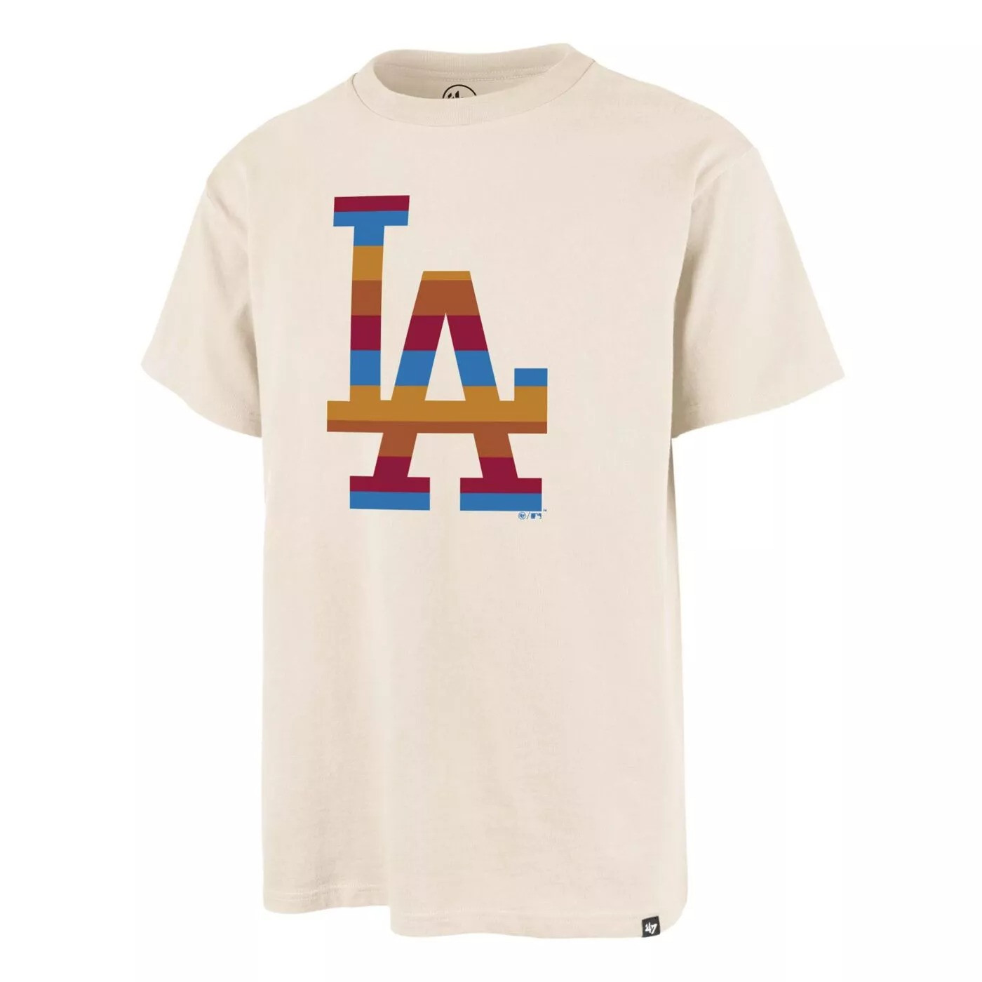 T-shirt 47 Brand MLB LOS ANGELES DODGERS RETRO STRIPE '47 ECHO