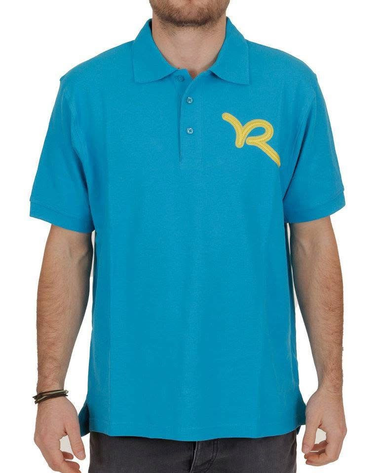 Polo rocawear Bleu turquoise