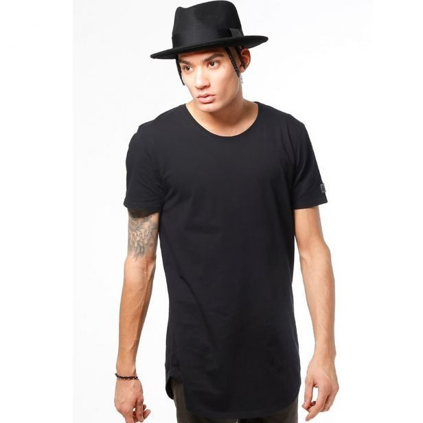 T-shirt oversize Black Kaviar Shelix noir
