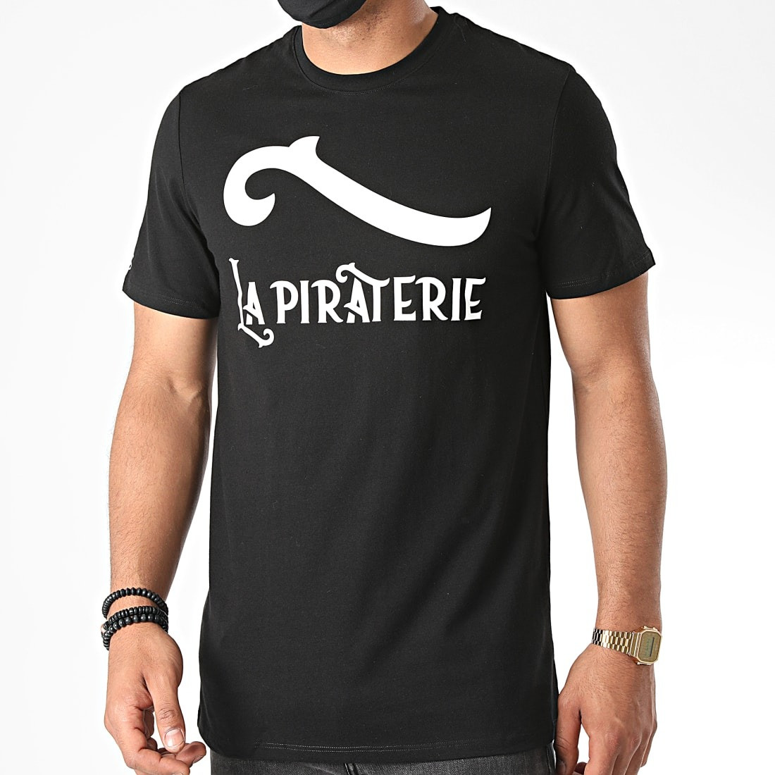 T-Shirt La Piraterie Outlaw Noir