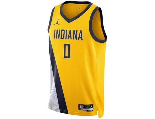 Maillot NBA Indiana Pacers Tyrese Haliburton Statement Swingman Jersey