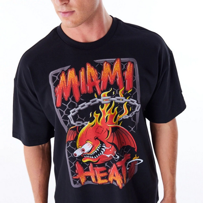 T-Shirt New era Miami Heat NBA Graphic