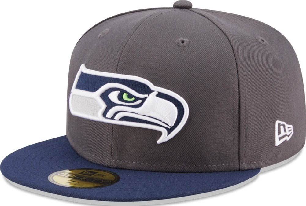 Casquette New Era 59FIFTY Seattle Seahawks Graphite Sidepatch Limited Edition