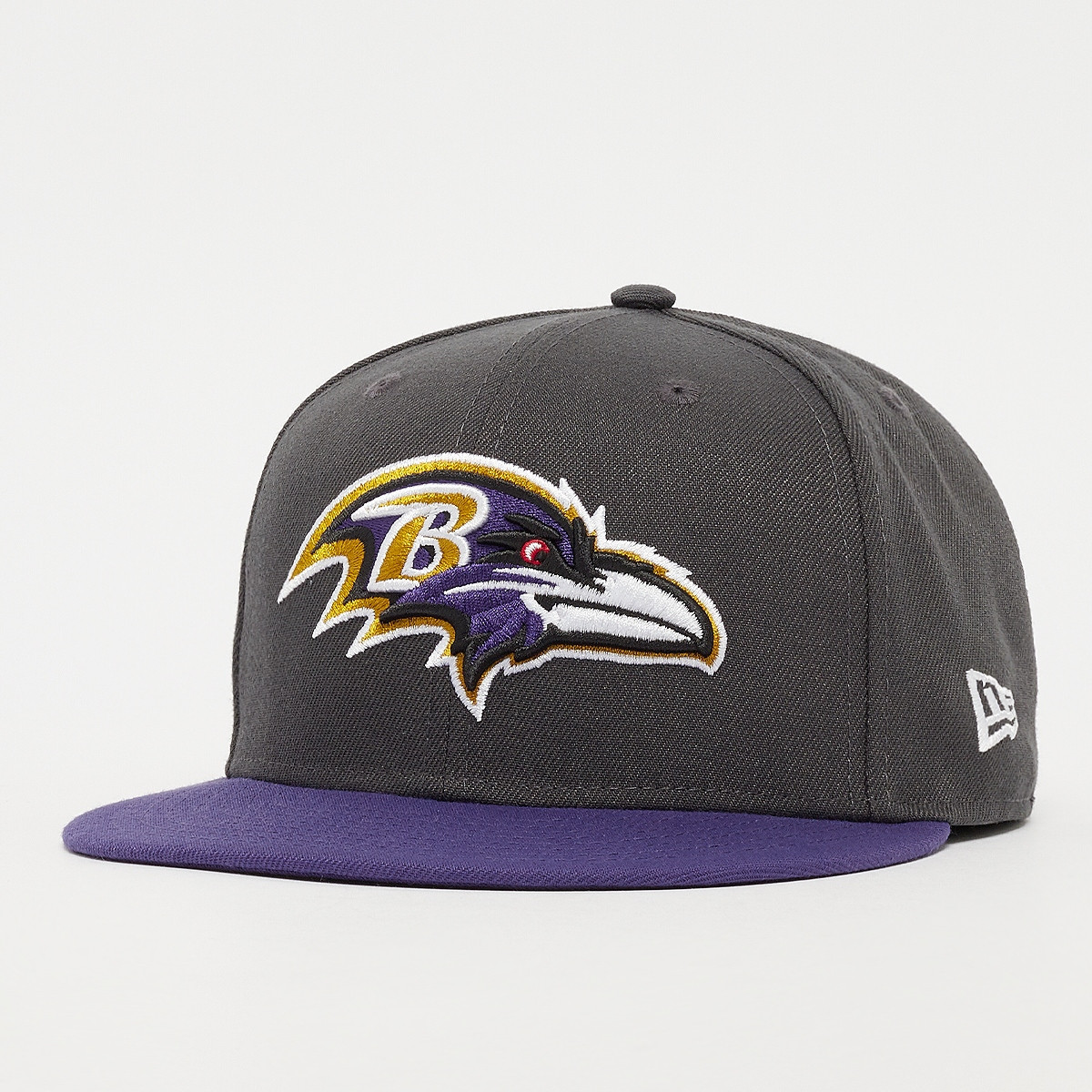 Casquette New Era 59FIFTY NFL Baltimore Ravens Graphite Sidepatch Limited Edition