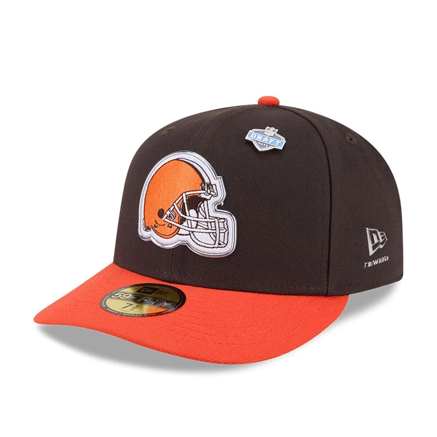 Casquette New Era 59FIFTY Fitted Draft 2026 Cleveland Browns NFL Marron Foncé