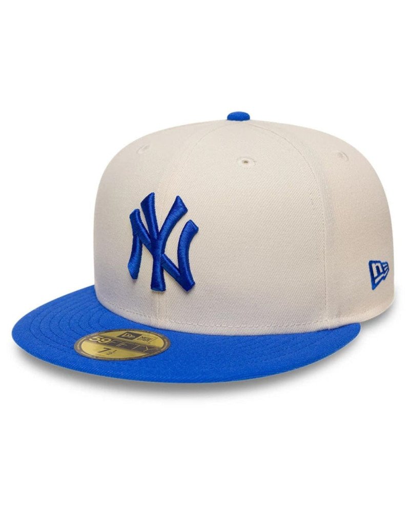 Casquette New Era 59FIFTY New York Yankees League Essential Crème & Bleu