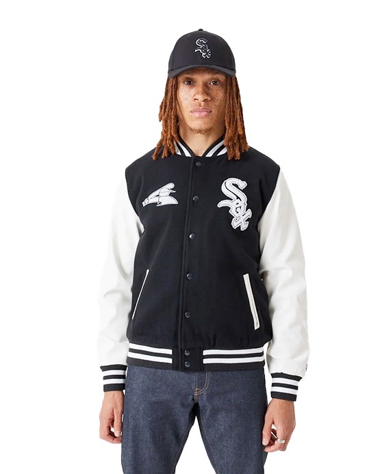 Bomber New Era Chicago White Sox MLB Wordmark Noir
