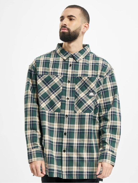 Chemise Check vert