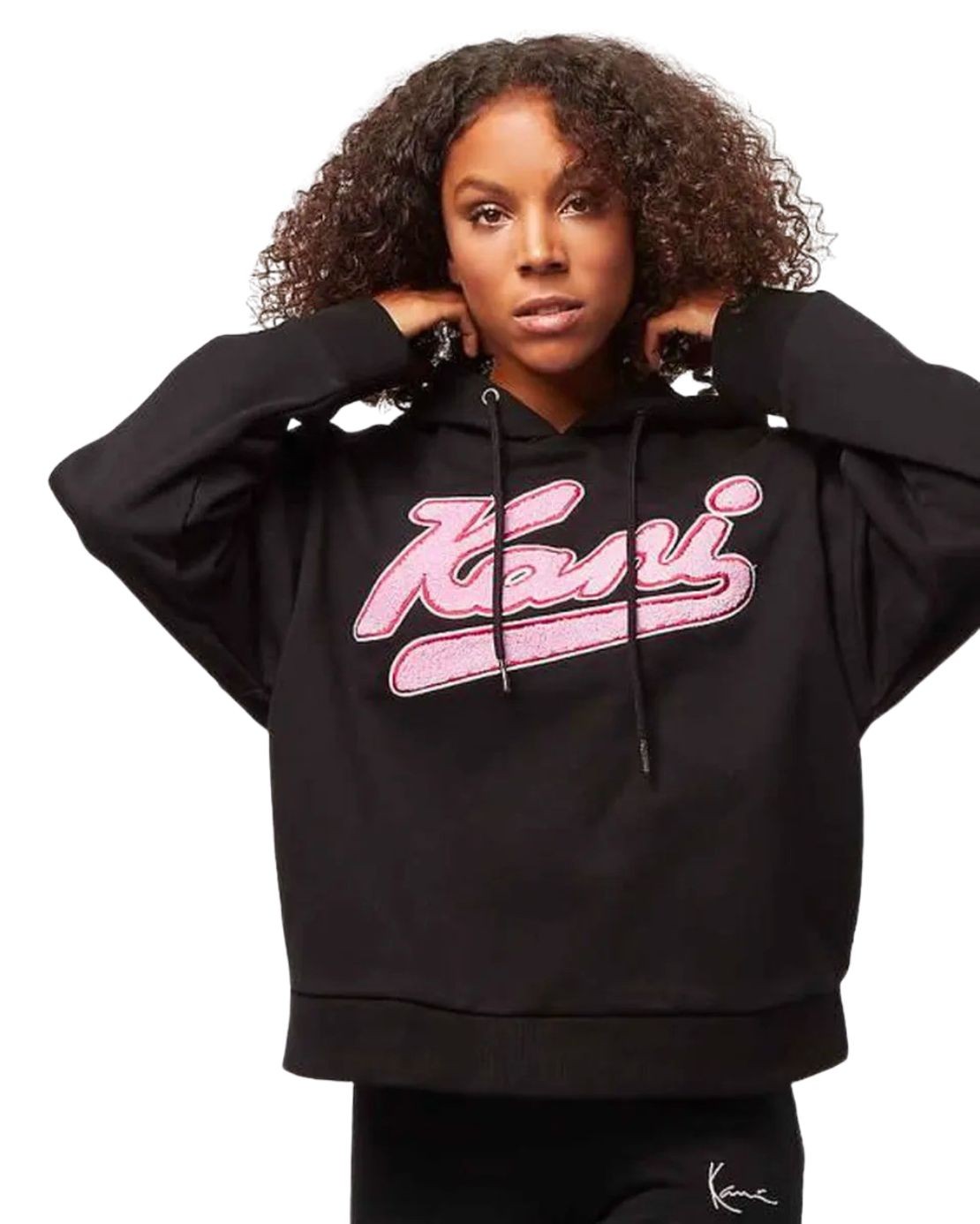 Sweat à capuche Karl Kani  bob noir
