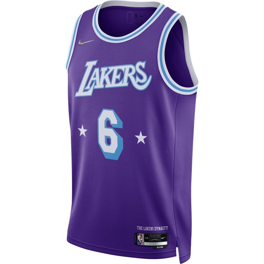Maillot Swingman Los Angeles Lakers City Edition Mixtape Lebron James