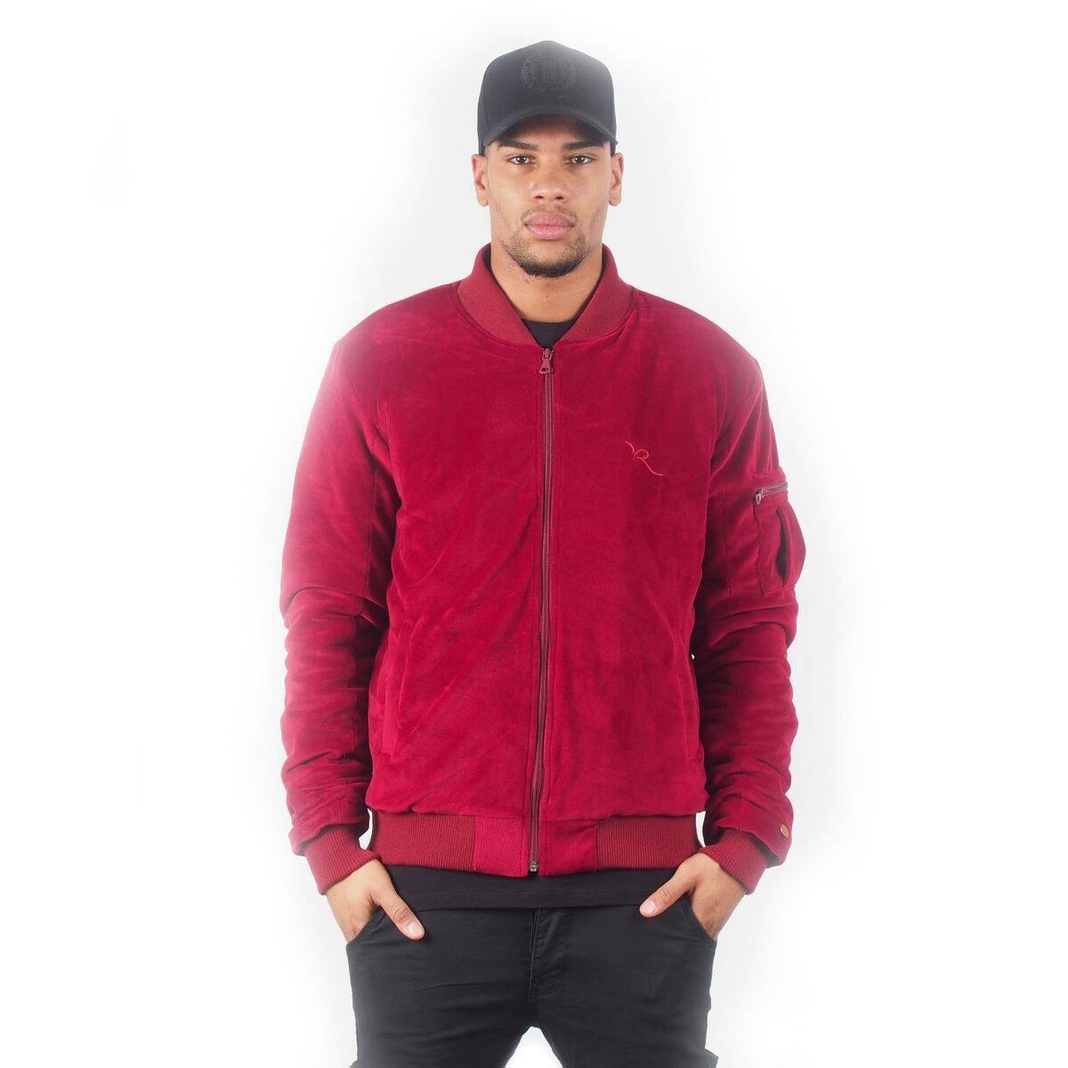 Veste Peau de pêche Rocawear Bordeaux