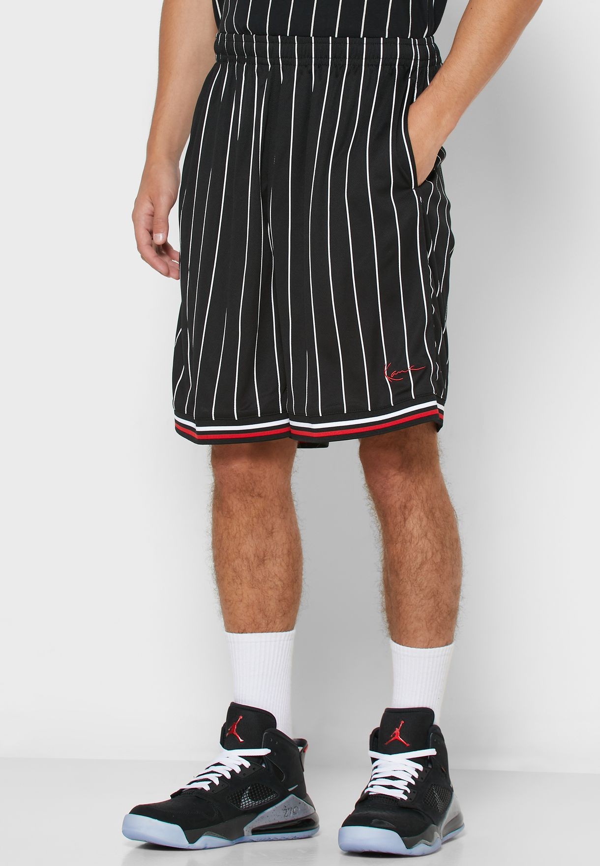 Karl Kani Signature Mesh Shorts Noir