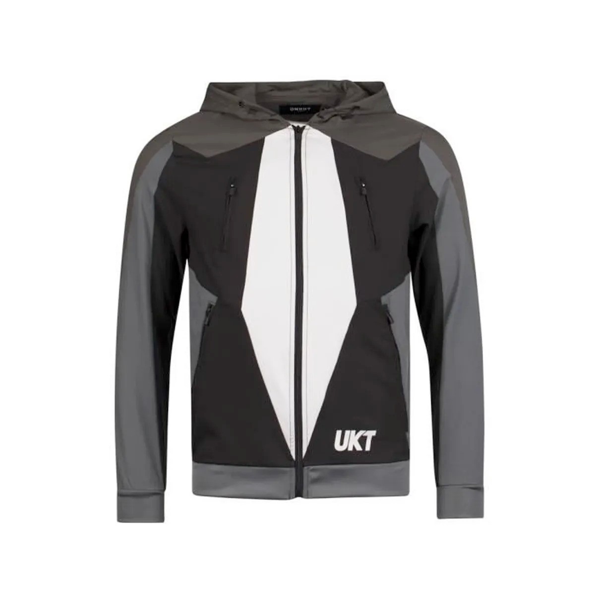 Sweat à capuche Unkut London gris