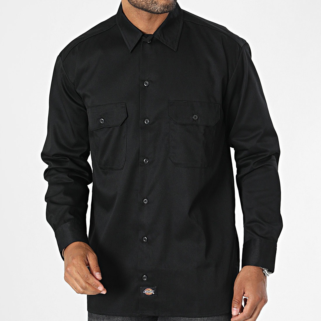 Chemise Dickies Work À Manches Longues Noir