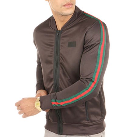 Veste Zippée Unkut Avec Bandes Roma Noir