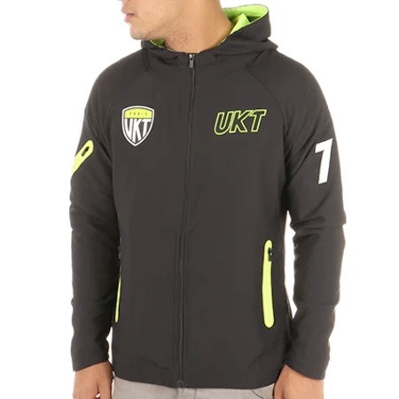 Veste Zippée Capuche Unkut Munich Noir