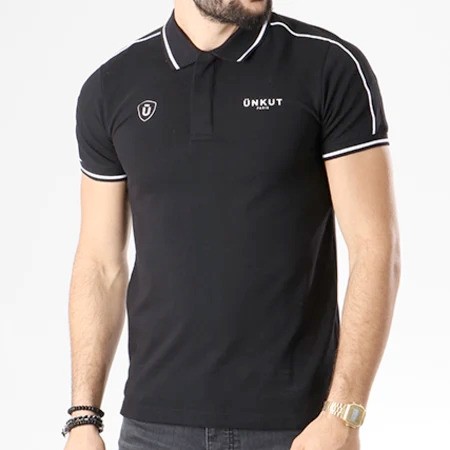 Polo Unkut Link Noir Blanc