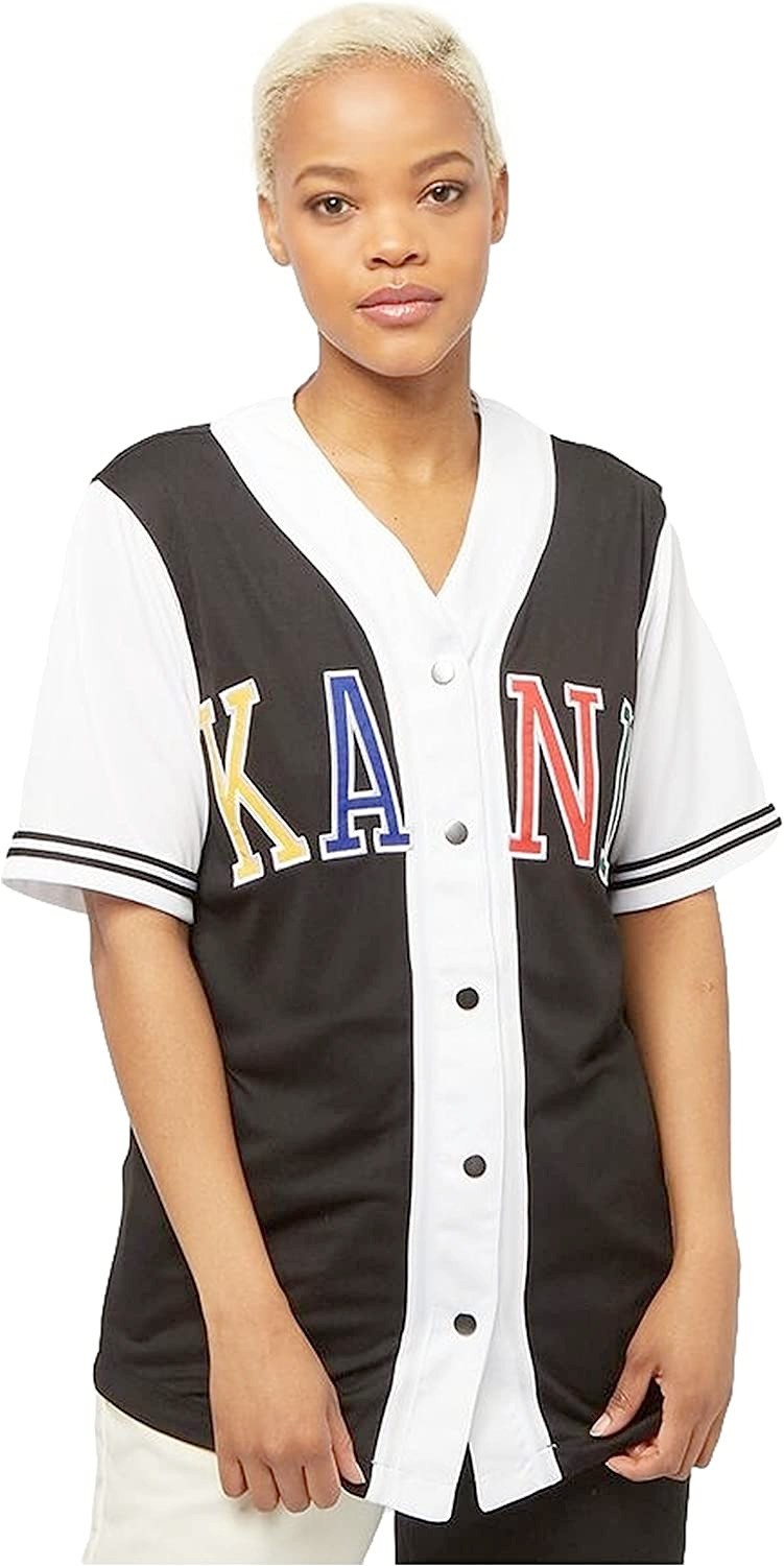 Chemise Karl kani College Baseball Shirt Black