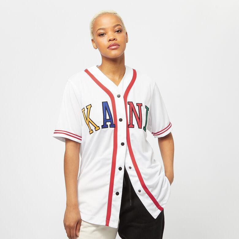 Chemise Karl kani College Baseball Blanc