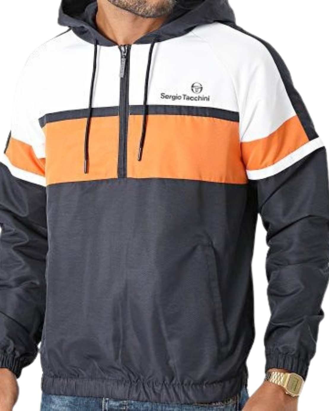 Veste Survêtement Sergio Tacchini Niels Bleu/Orange