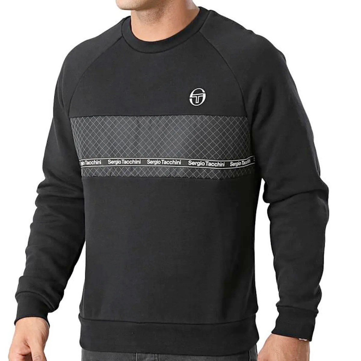 Sweat Crewneck Sergio Tacchini Norty Noir