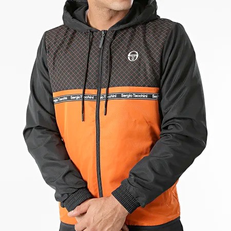 Ensemble De Survetement Sergio Tacchini Napier Noir Orange