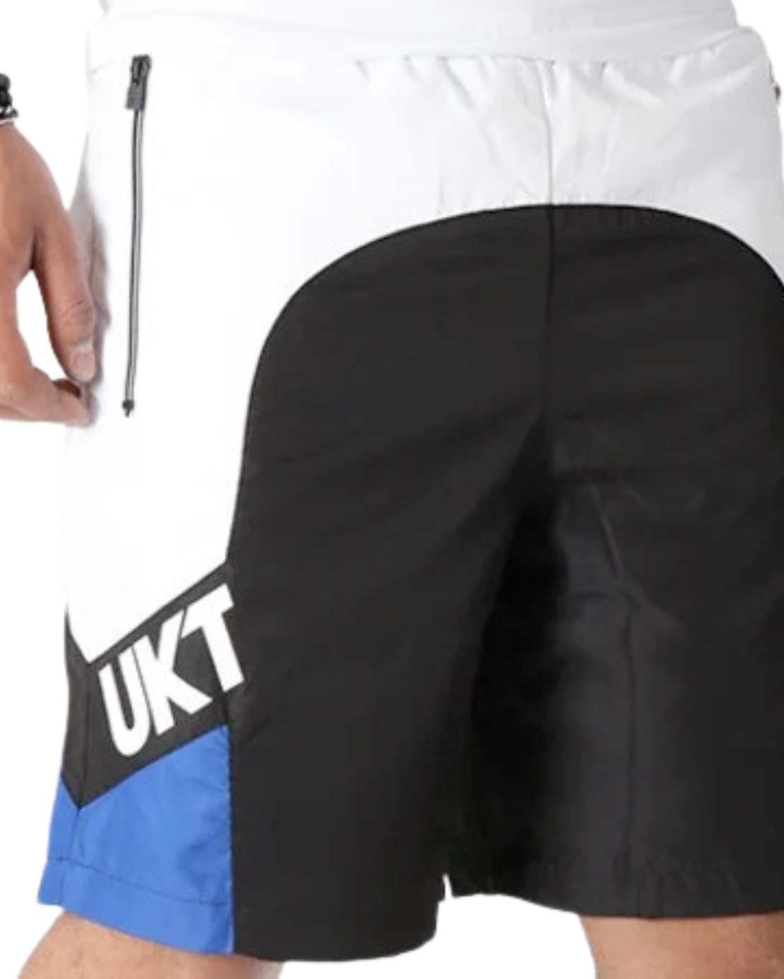 Short Unkut Sharp Noir Blanc Bleu Roi