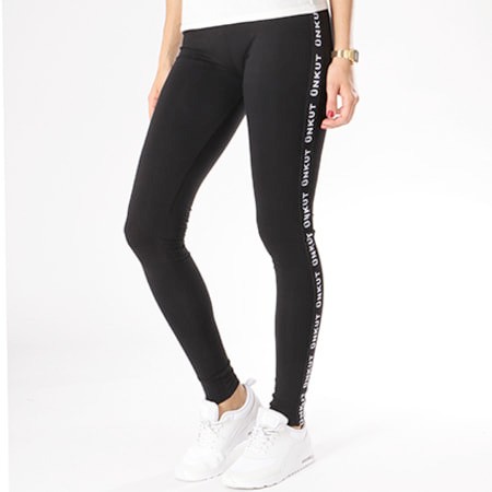Legging Unkut Femme Avec Bandes Brodées Skin Noir